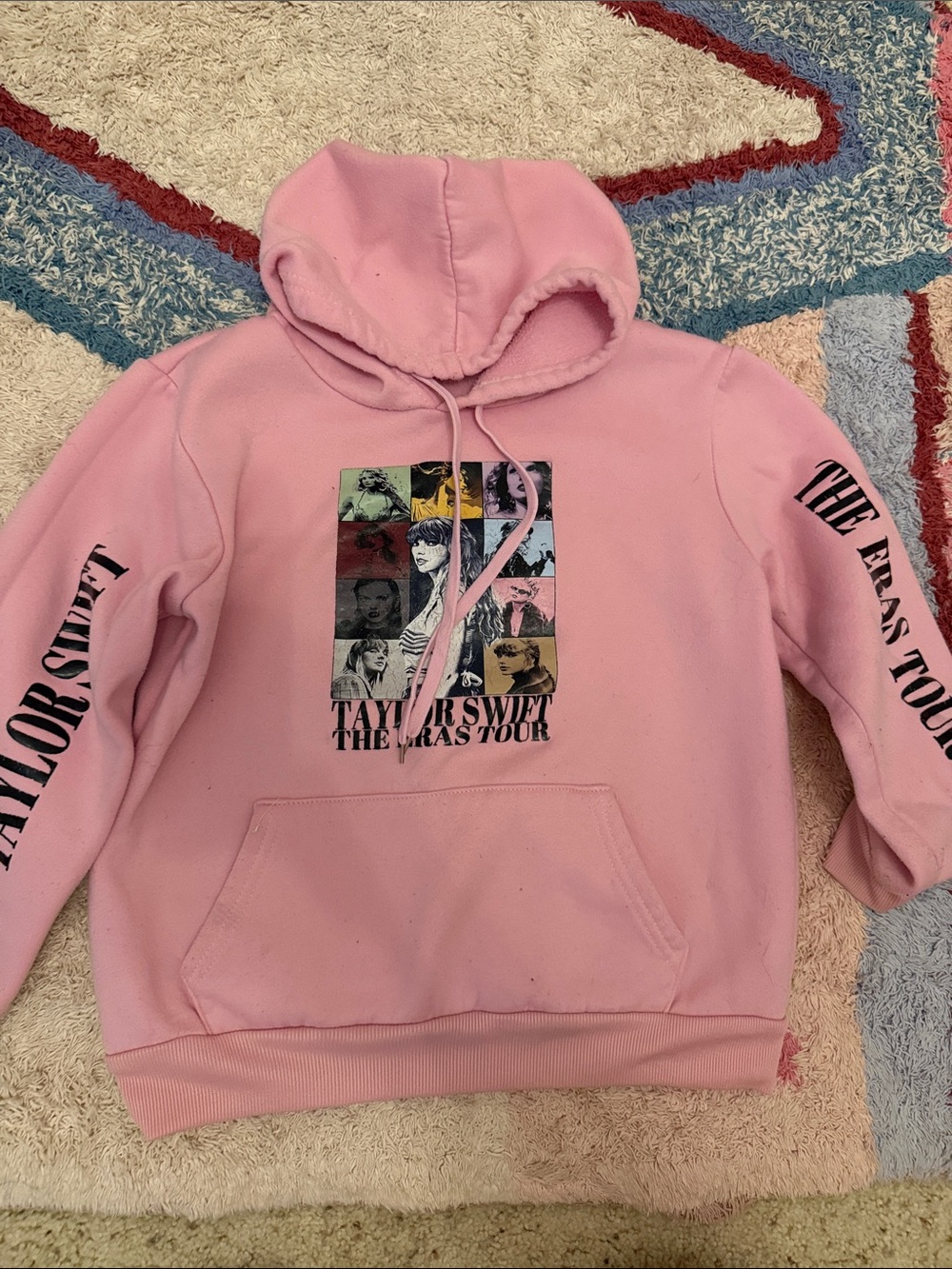Taylor Swift Pink Eras Tour Graphic Sweatshirt